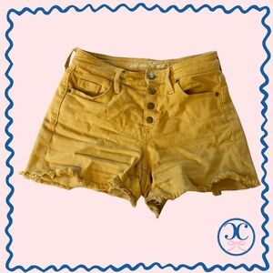 Universal Thread Mustard Yellow Jean Shorts